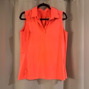 Adidas Vibrant Coral Sleeveless Blouse